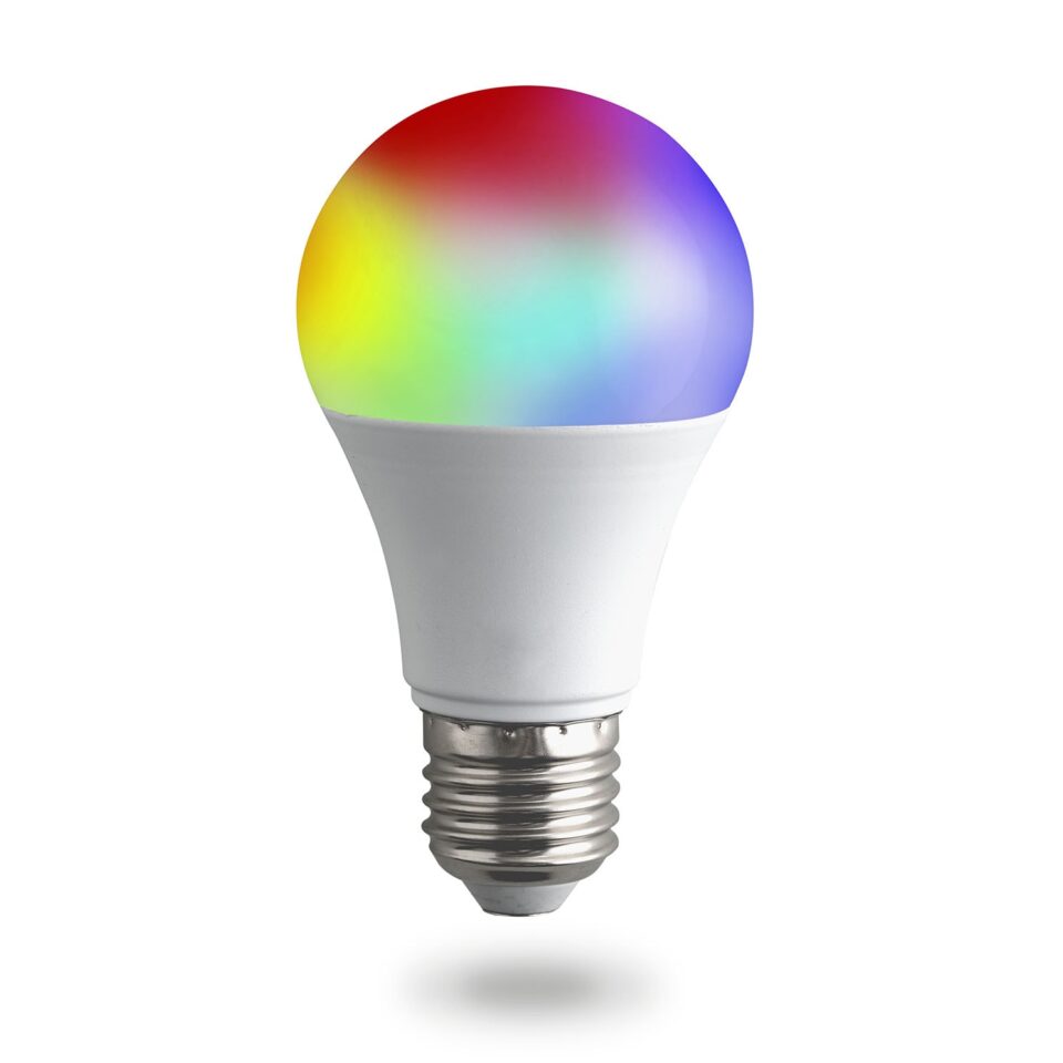 NOAS LED ampul kumandali rgb renkli 9W aydınlatma modeli