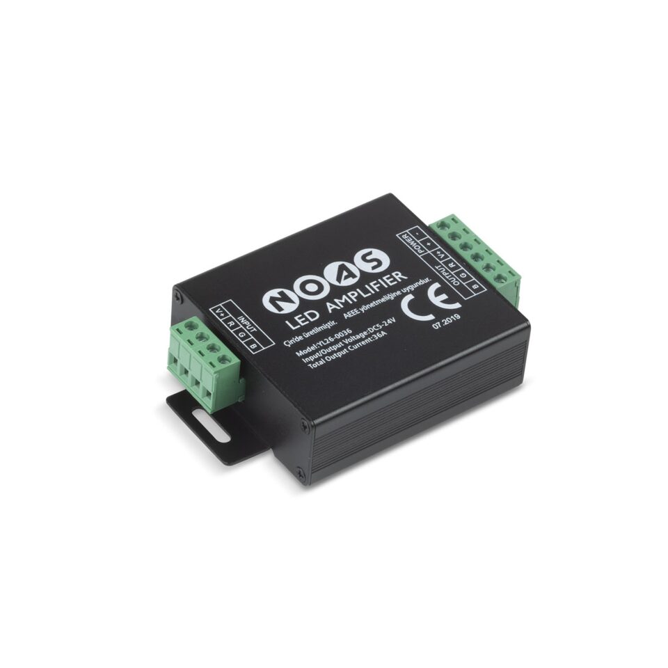 NOAS rgb repeater 12-24v sinyal güçlendirici LED aydınlatma modülü