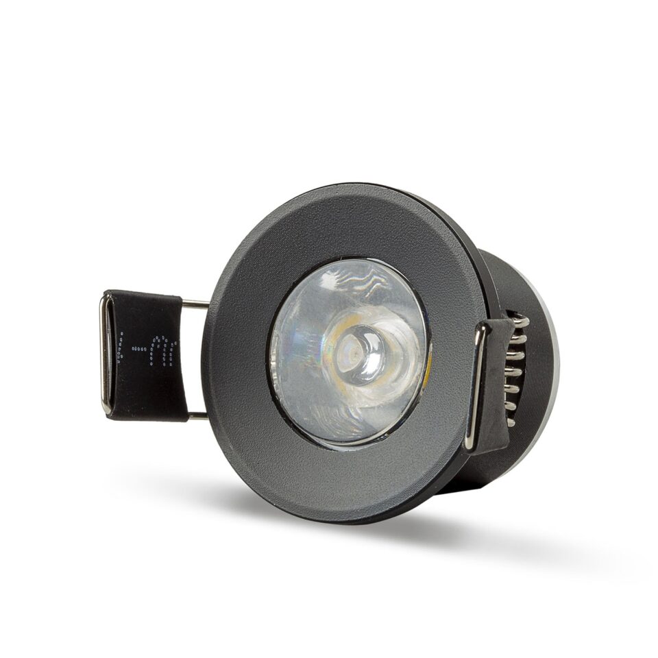 NOAS 2w siyah yıldız spot sıva altı modern LED aydınlatma armatürü