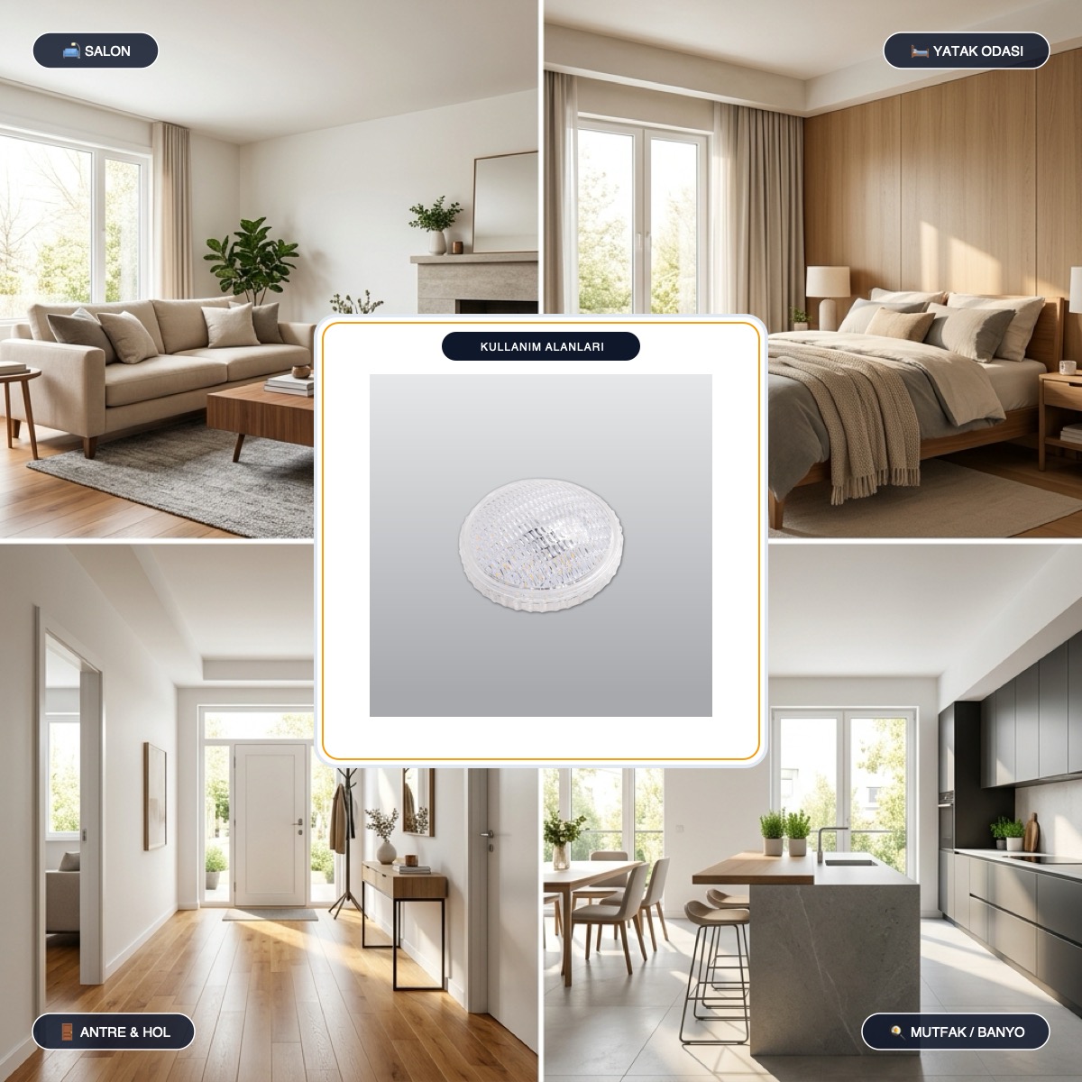 ACK PAR56 Duy LED Havuz Armatür Ampulü RGB - AA31-83629 - Görsel 3