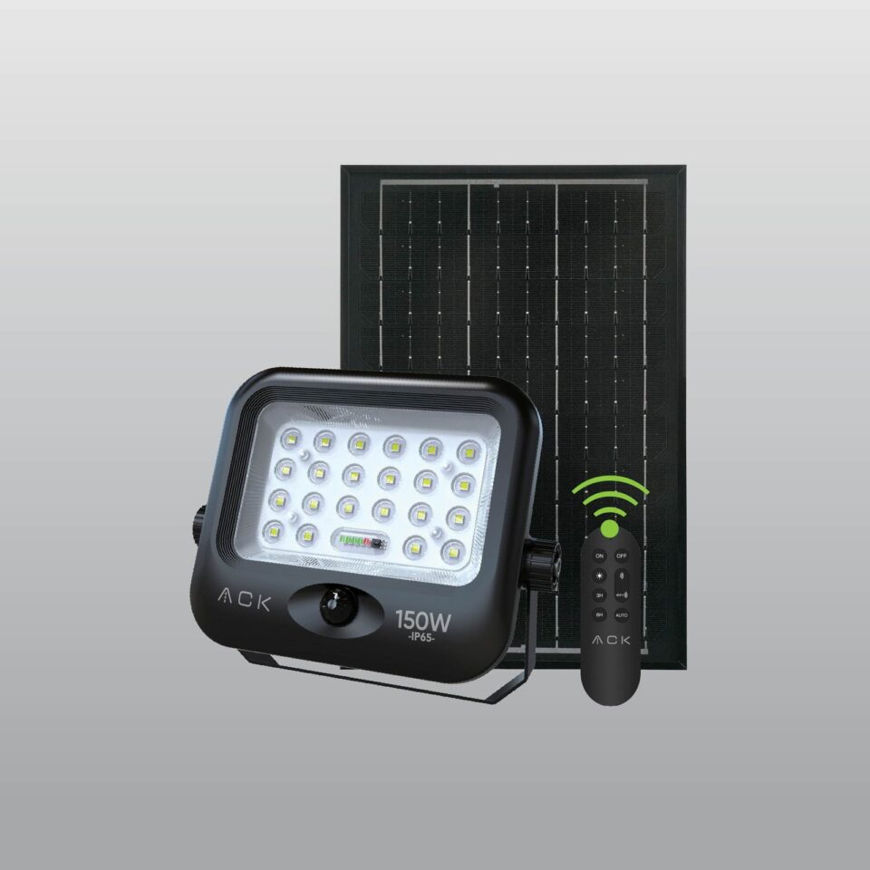 ACK 150W Solar LED Projektör Sensörlü 6500K - AT65-19432 - ürün görseli