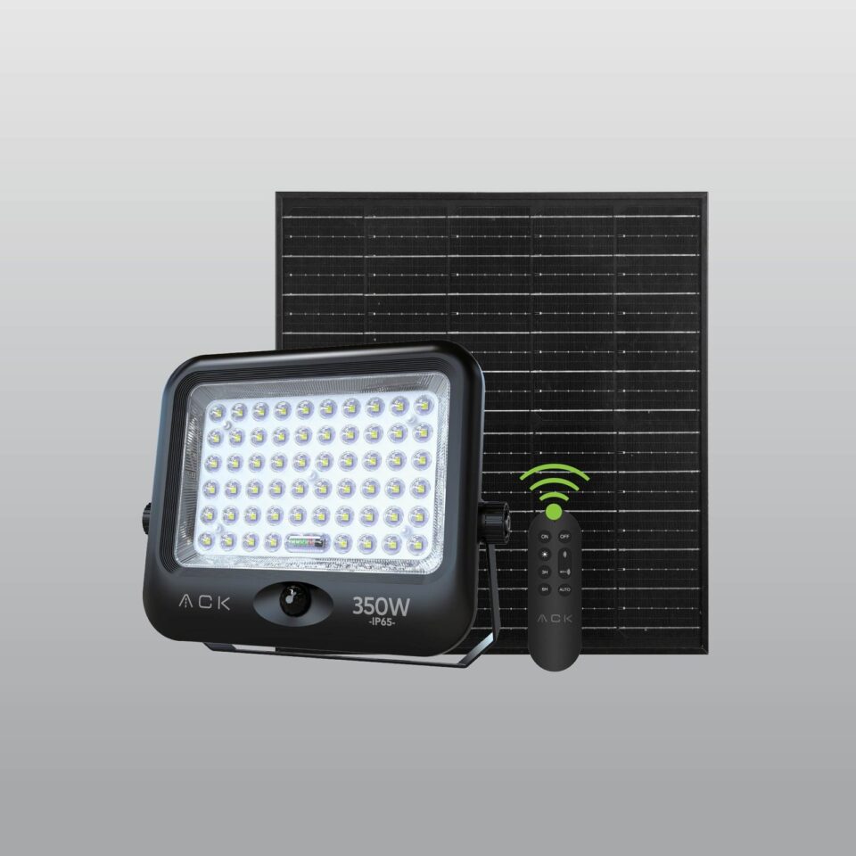 ACK 350W Solar LED Projektör Sensörlü 6500K - AT65-19832 - ürün görseli