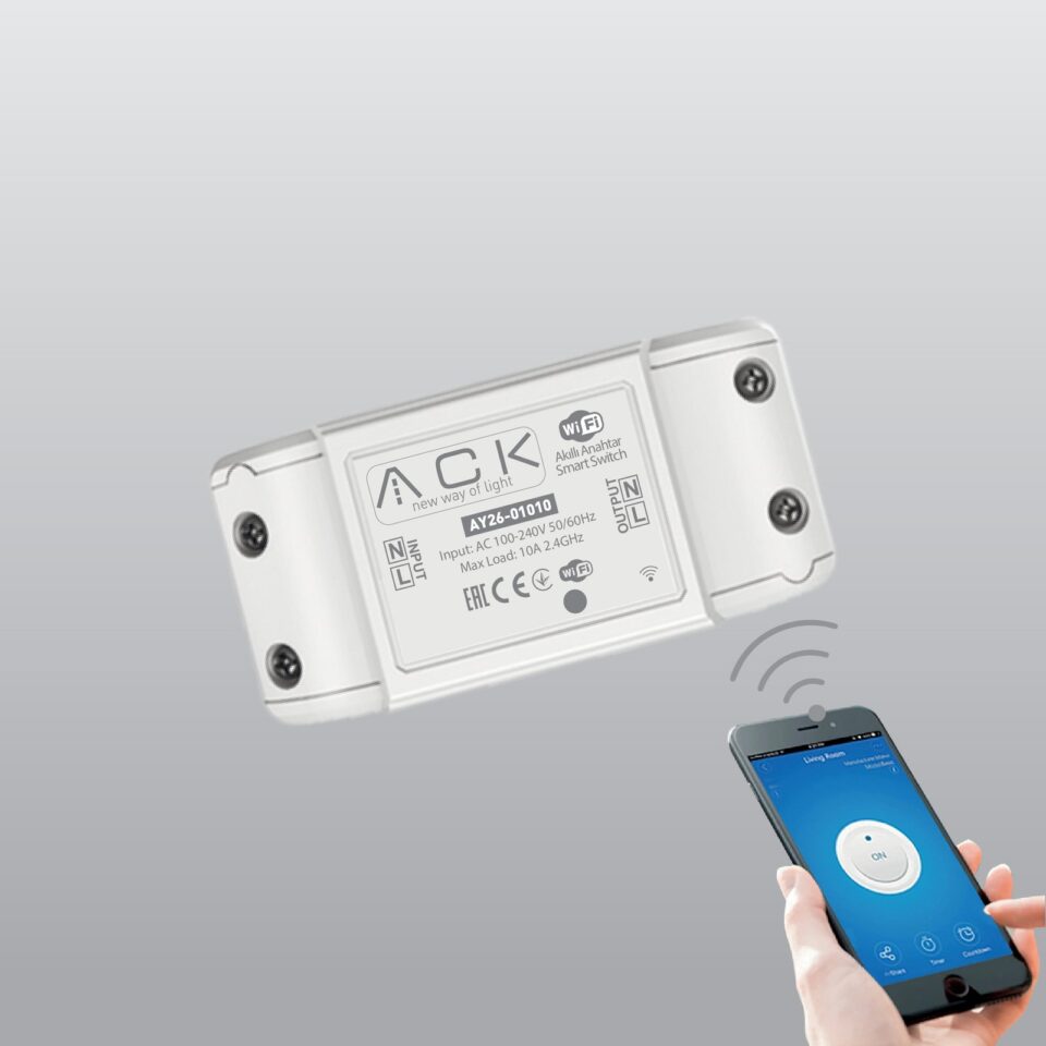 ACK Wi-Fi Akıllı Anahtar - AY26-01010 - ürün görseli