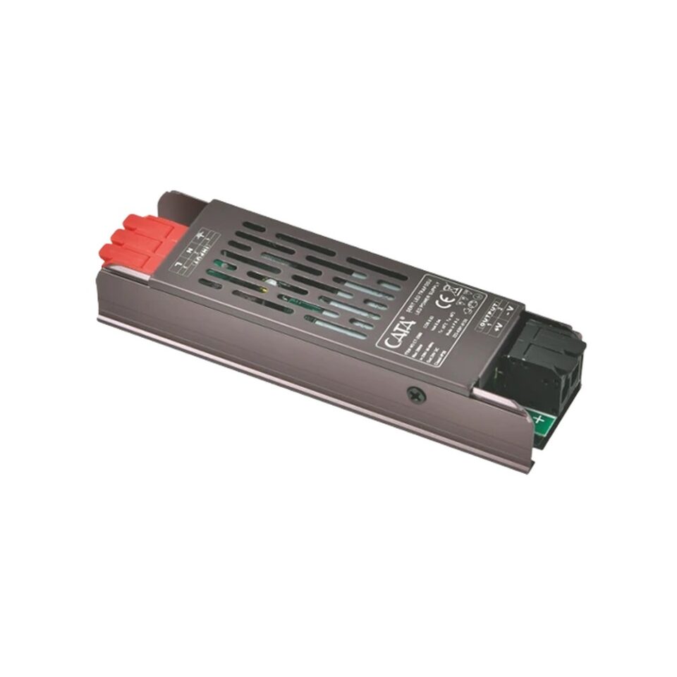 CATA Bakır Sargılı 8A Klemensli Şerit LED Trafosu 24V 200W - CT-2580 - ürün görseli