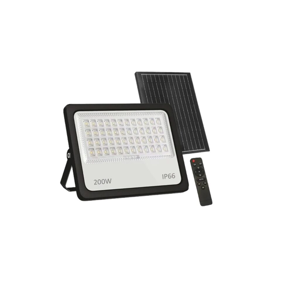 CATA Atlas Kumandalı 200W Solar LED Projektör 6400K Beyaz Işık - CT-4649 - ürün görseli
