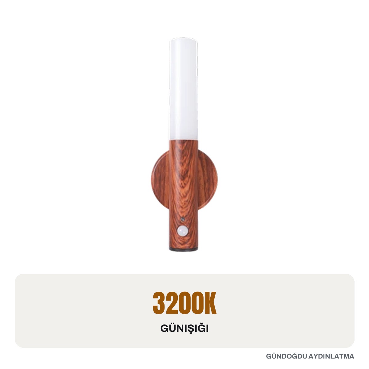 CATA Siyah Kasa Kumru Şarjlı Sensörlü LED Aplik 3200K Günışığı - CT-5250SG - öne çıkan özellikler