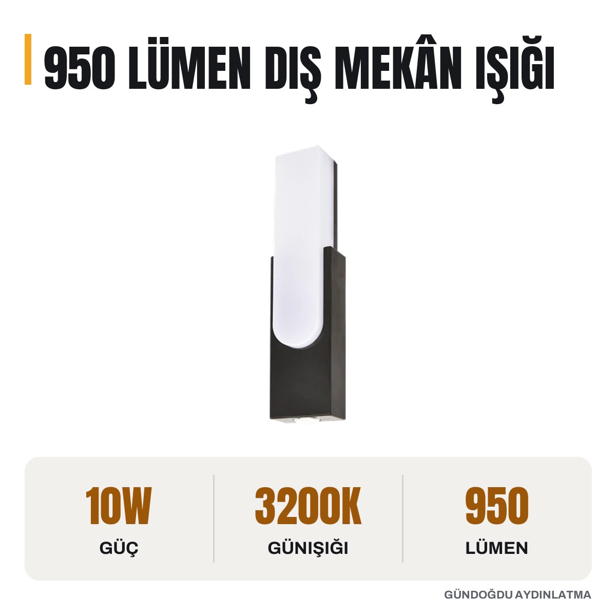 CATA 10W Hawai Dış Mekan LED Aplik - CT-7067 - öne çıkan özellikler
