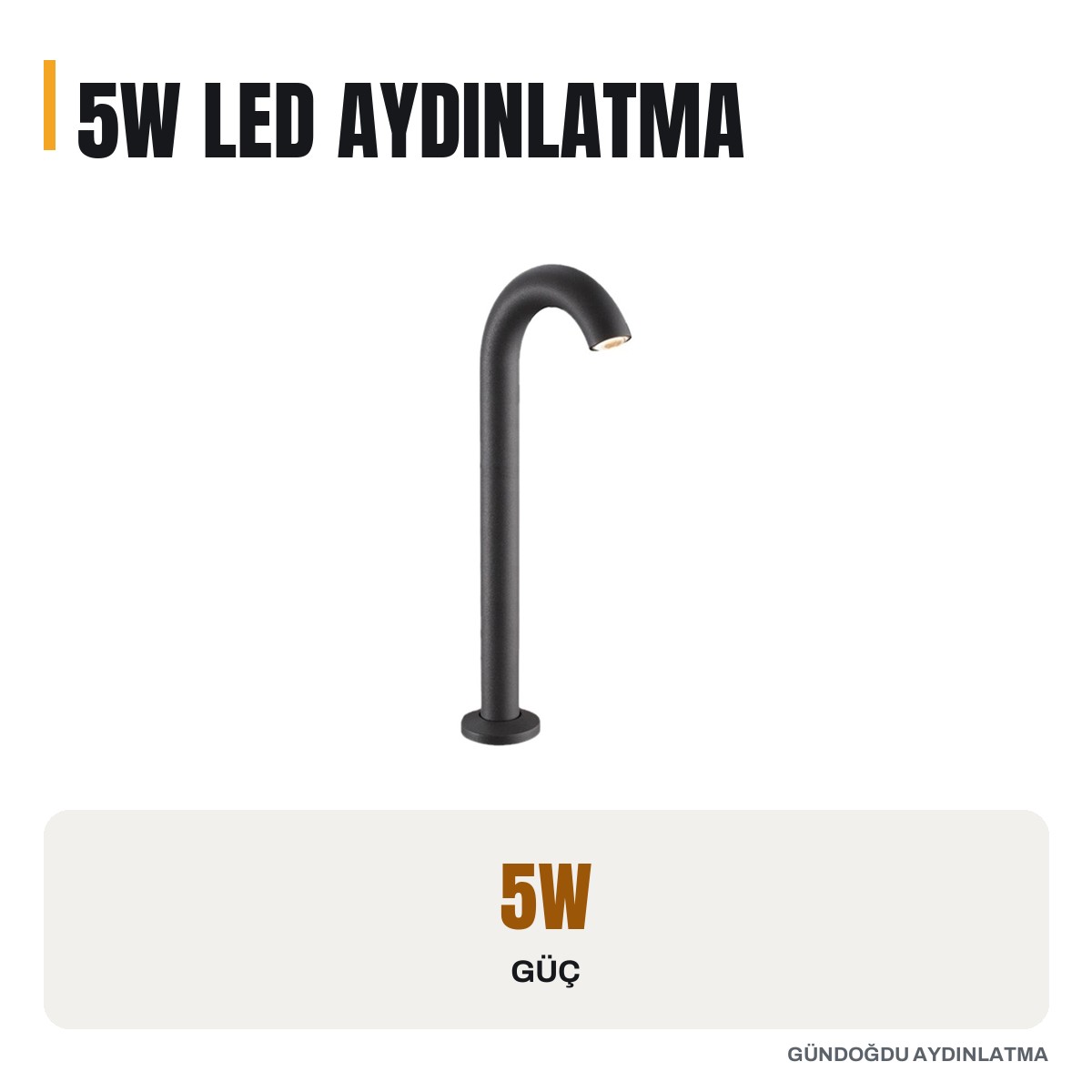 GOYA 5W Dış Mekan Modern LED Yol Bahçe Armatürü Aydınlatma Bollard - GY-6261 - öne çıkan özellikler