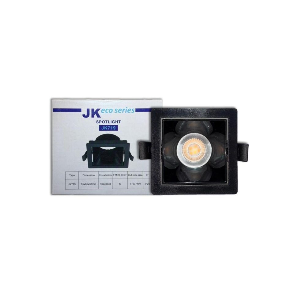 JUPITER Siyah GU10 Duy Hareketli Spot - JK719-S - ürün görseli