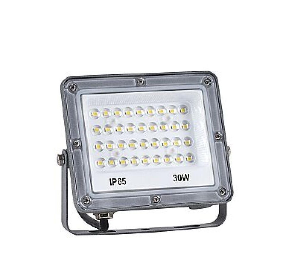 JUPITER Projektör 30W 6500K Beyaz Işık Metalik Gri IP65 - LP502-6500K - ürün görseli