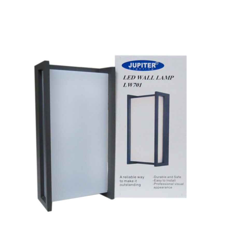 JUPITER 3000K Gün Işığı 18W Antrasit LED Bahçe Aplik - LW701 - ürün görseli