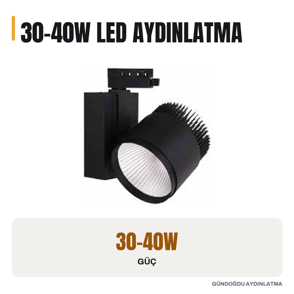 MOLLED Ray Spot 30-40W Trifaze 36° - MOL2036T - öne çıkan özellikler