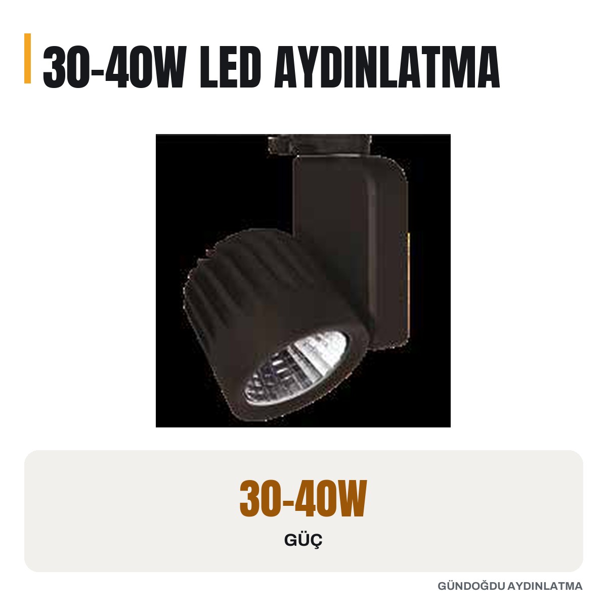 MOLLED Ray Spot 30-40W Monofaze 45° - MOL2040 - öne çıkan özellikler
