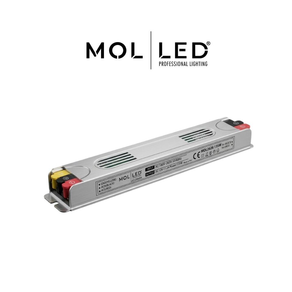 MOLLED Full Power Serisi 180W 12V Slim LED Driver - MOL2627 - ürün görseli