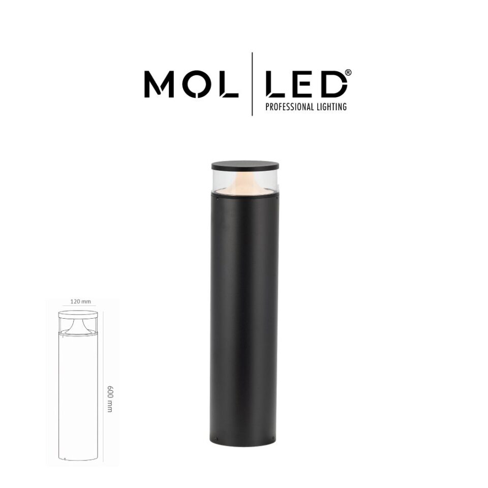 MOLLED Alaçatı Serisi 60 cm 10W 3000K Antrasit LED Direkli Bollard Aydınlatma - MOL9921 - ürün görseli