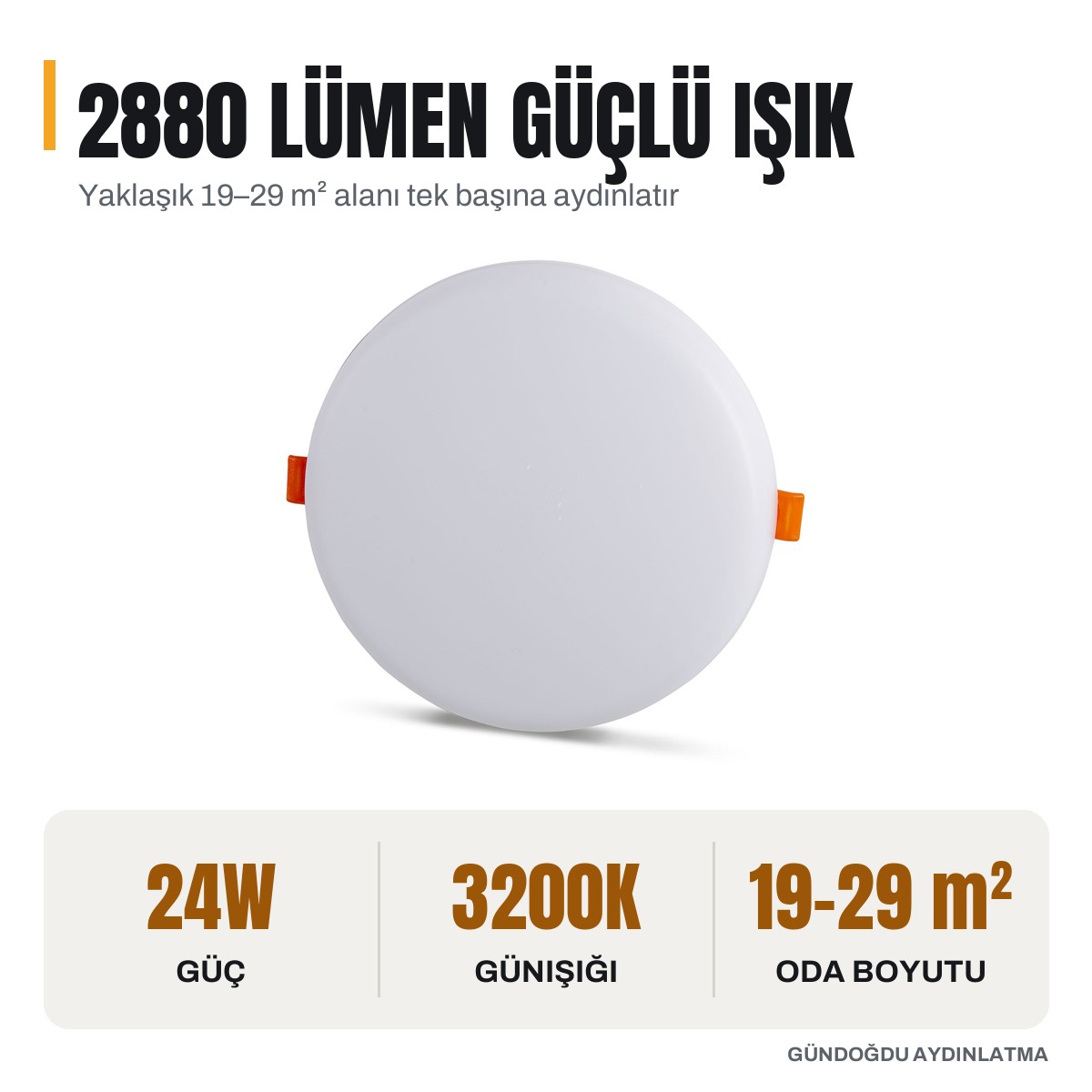 NOAS 24W LED Plus + Ayarlanabilir Panel - öne çıkan özellikler