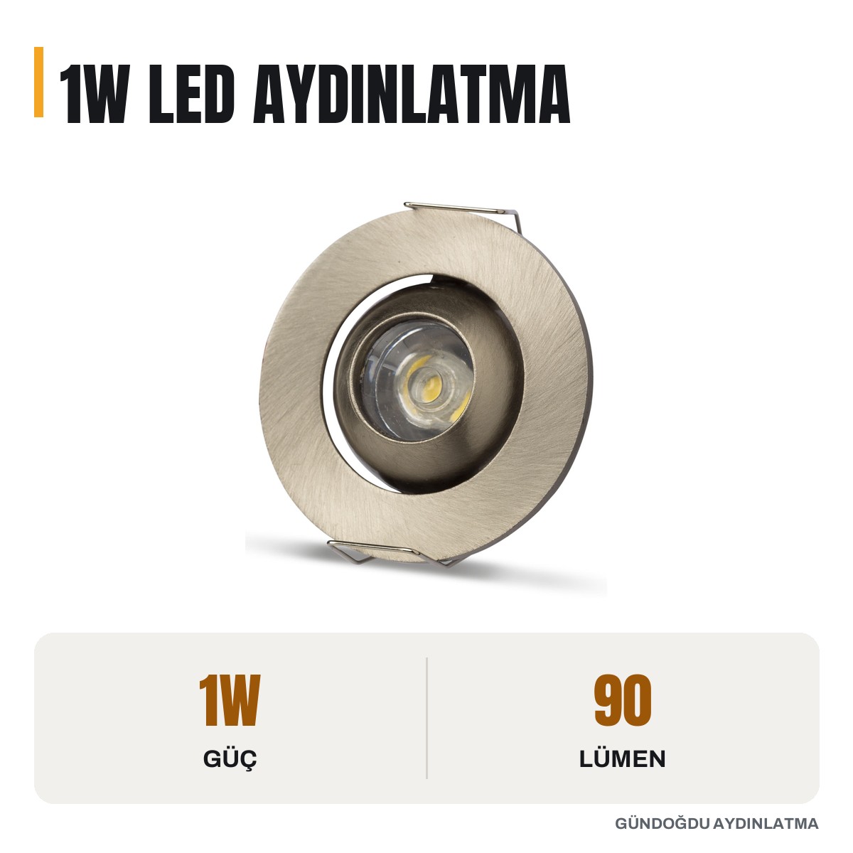 LED Aydınlatma Ürünü YL94-0103 1W - öne çıkan özellikler
